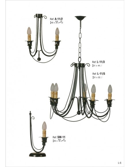 Venta Apliques Rústicos