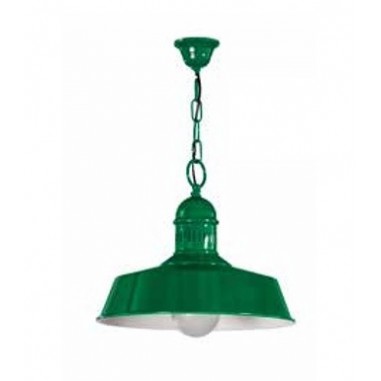 Lámpara Industrial Verde