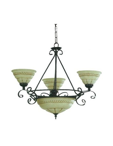 Lámparas de Hierro con Tulipas