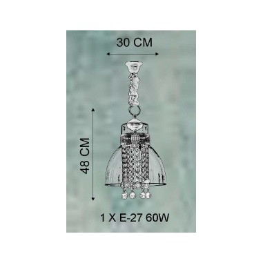 Lámpara Moderna Color Plata para el...