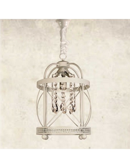 Farol Decorativo con Copens de Cristal