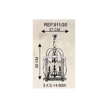 Farol Decorativo de Interior