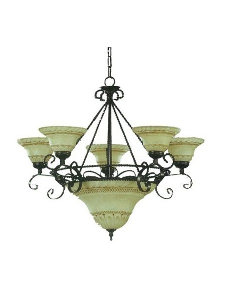 Lámparas de Techo con Tulipas Decoradas