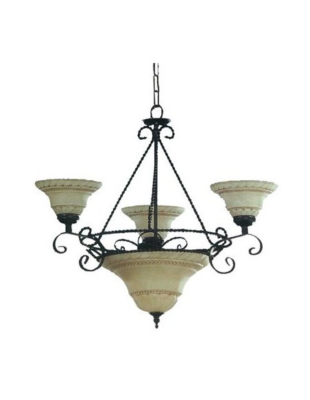 Lámparas de Hierro con Tulipas Sevilla