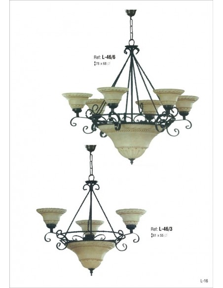 Lámparas con Tulipas Clásicas