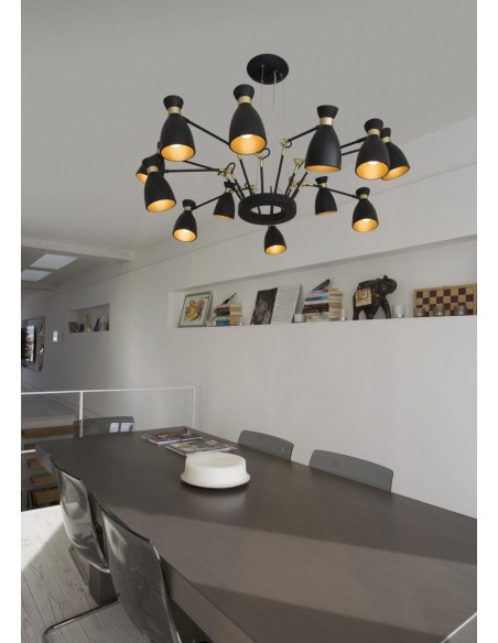 Lámpara de 12 Luces de Diseño