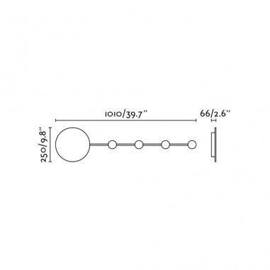 Aplique con Forma de Perchero