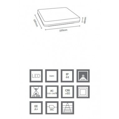 Sevilla Iluminación Adosado