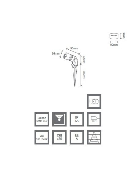 Estacas Led Luz Cálida