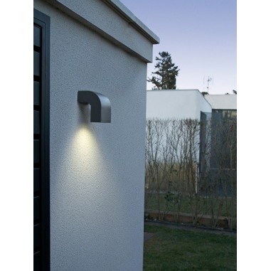 Apliques Exterior Gris Oscuro