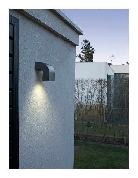 Apliques Exterior Gris Oscuro