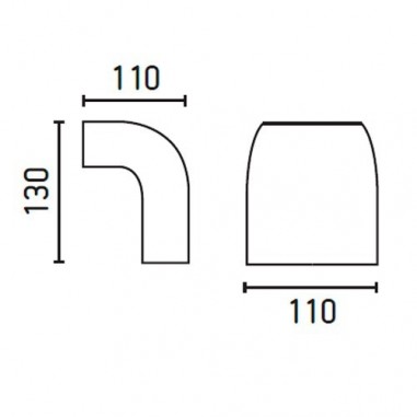Apliques Exterior Gris Oscuro