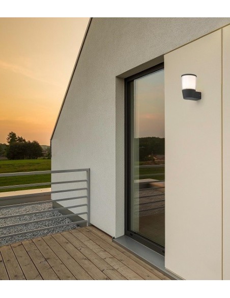 Luz para Fachada Gris