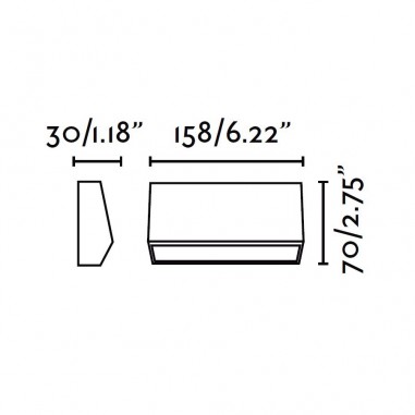 Luz Sevilla Aplique de Pared Led