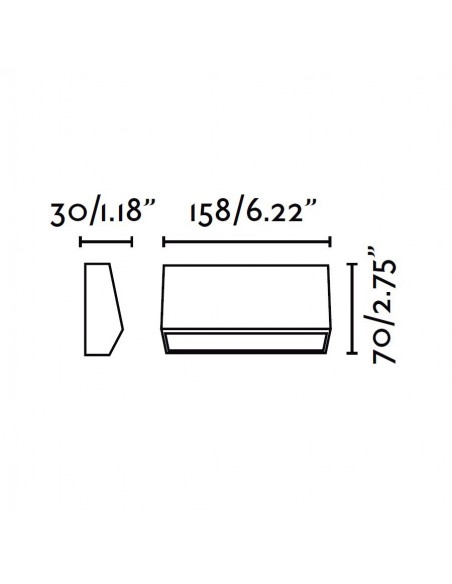 Luz Sevilla Aplique de Pared Led