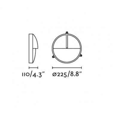 Latón Apliques de Exterior