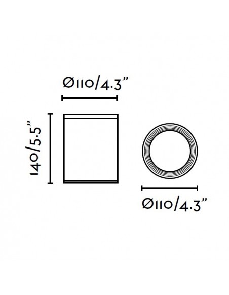 Plafón para Terraza Blanco