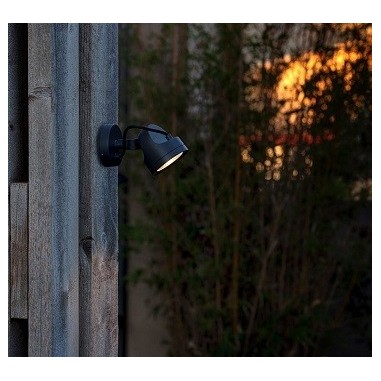 Aplique Aluminio Gris