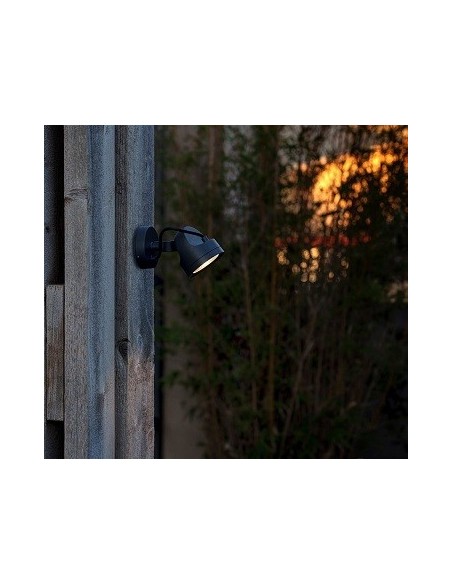 Aplique Aluminio Gris