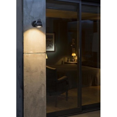 Aplique Aluminio Gris