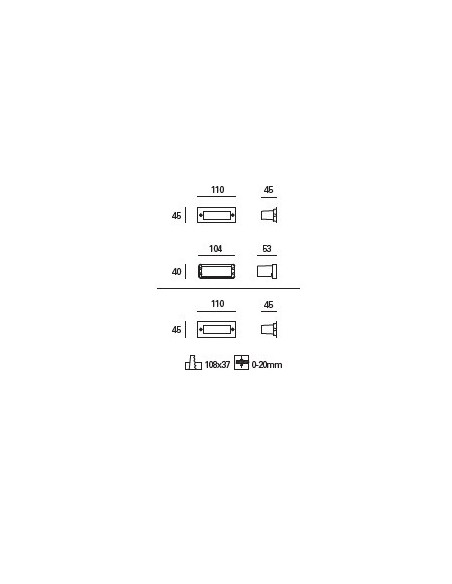 Difusor Antideslumbramiento Empotrables Pared