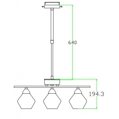 Mesas Lámparas con Tulipas Colgantes