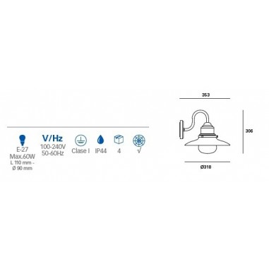 Aplique Estilo Industrial