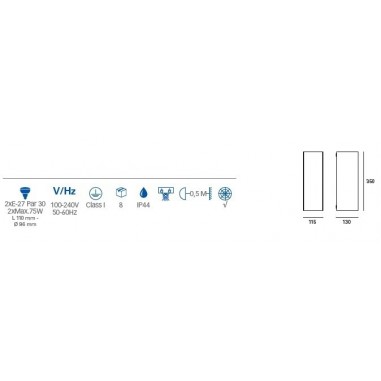 Rebajas en Apliques Exterior