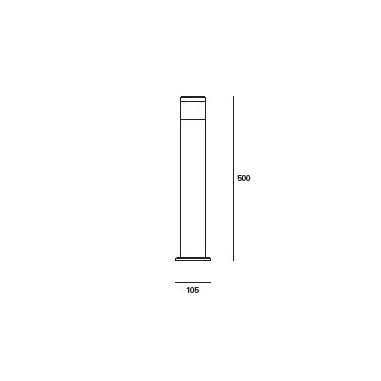 Baliza a Juego con Aplique