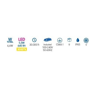 Baliza a Juego con Aplique