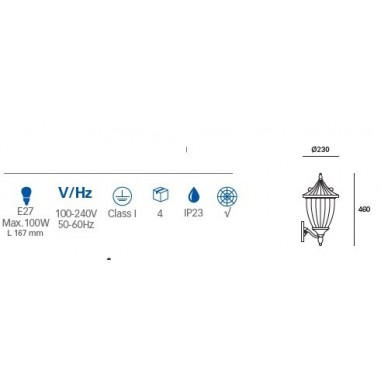 Exterior Aplique Rústico