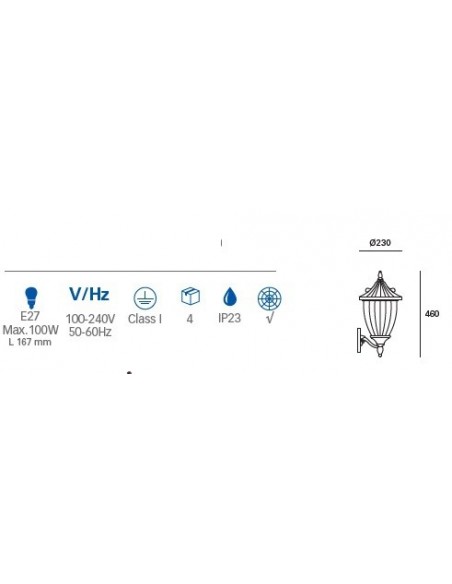 Exterior Aplique Rústico