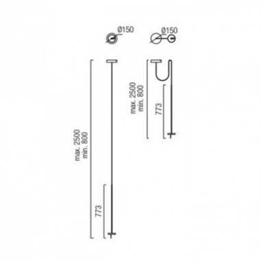 Lámpara de Techo Orientable