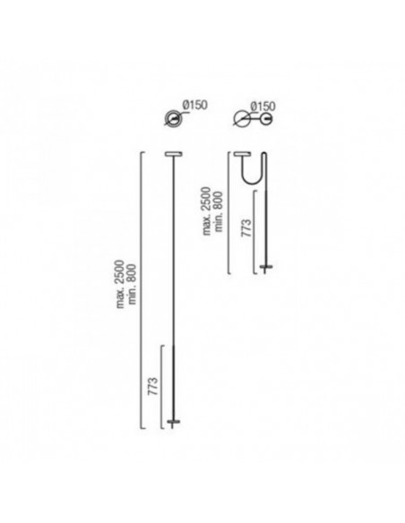 Lámpara de Techo Orientable