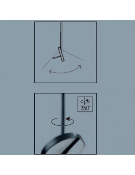 Lámpara de Techo Orientable